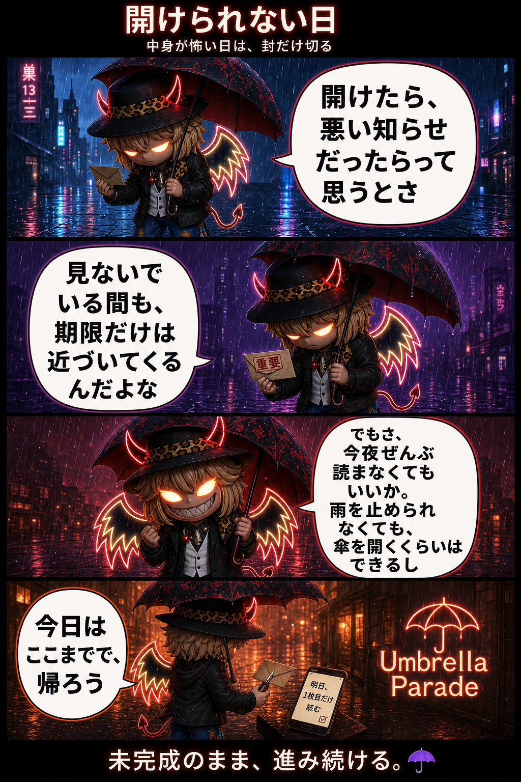 開けられない日
