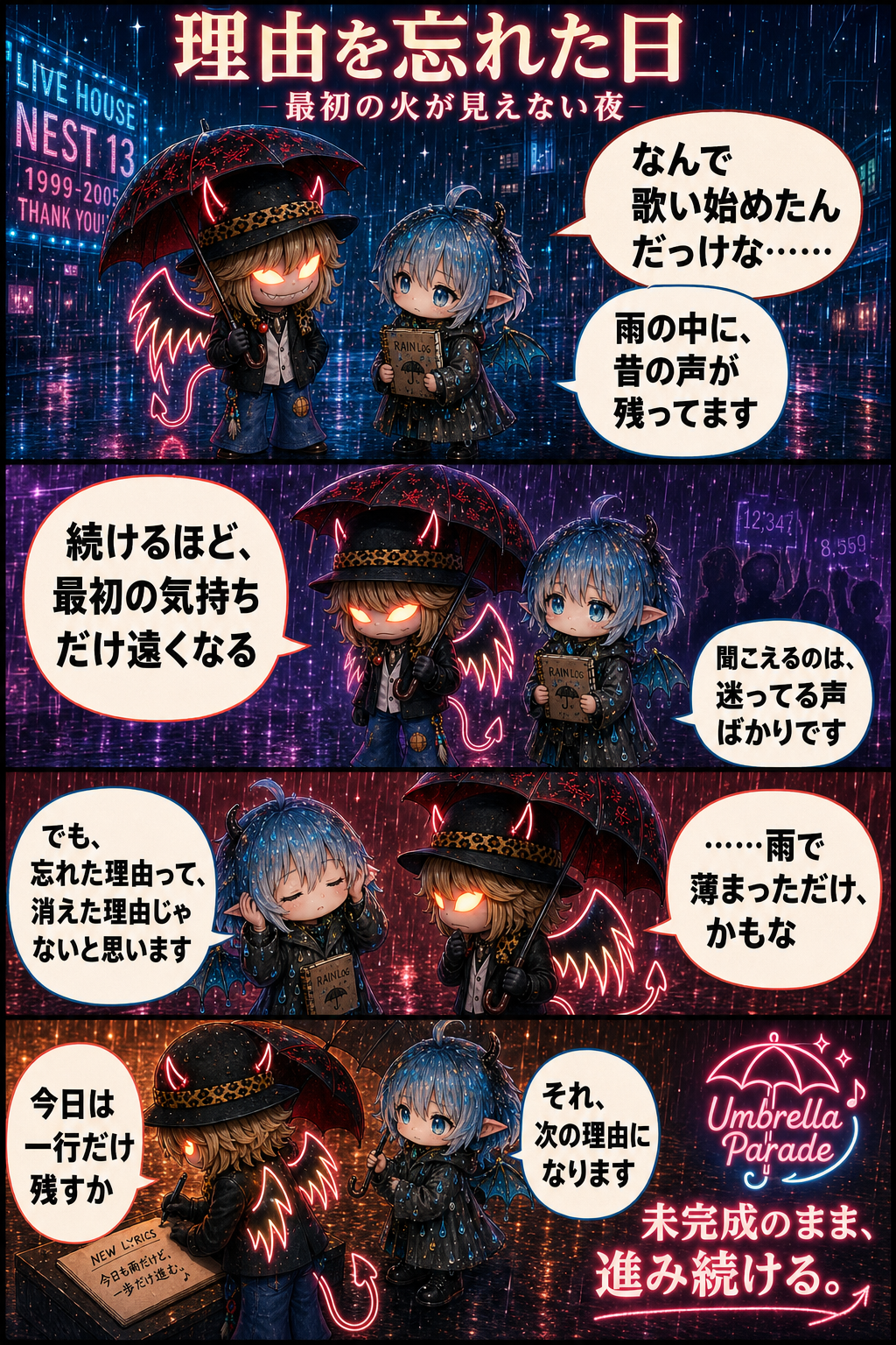 理由を忘れた日