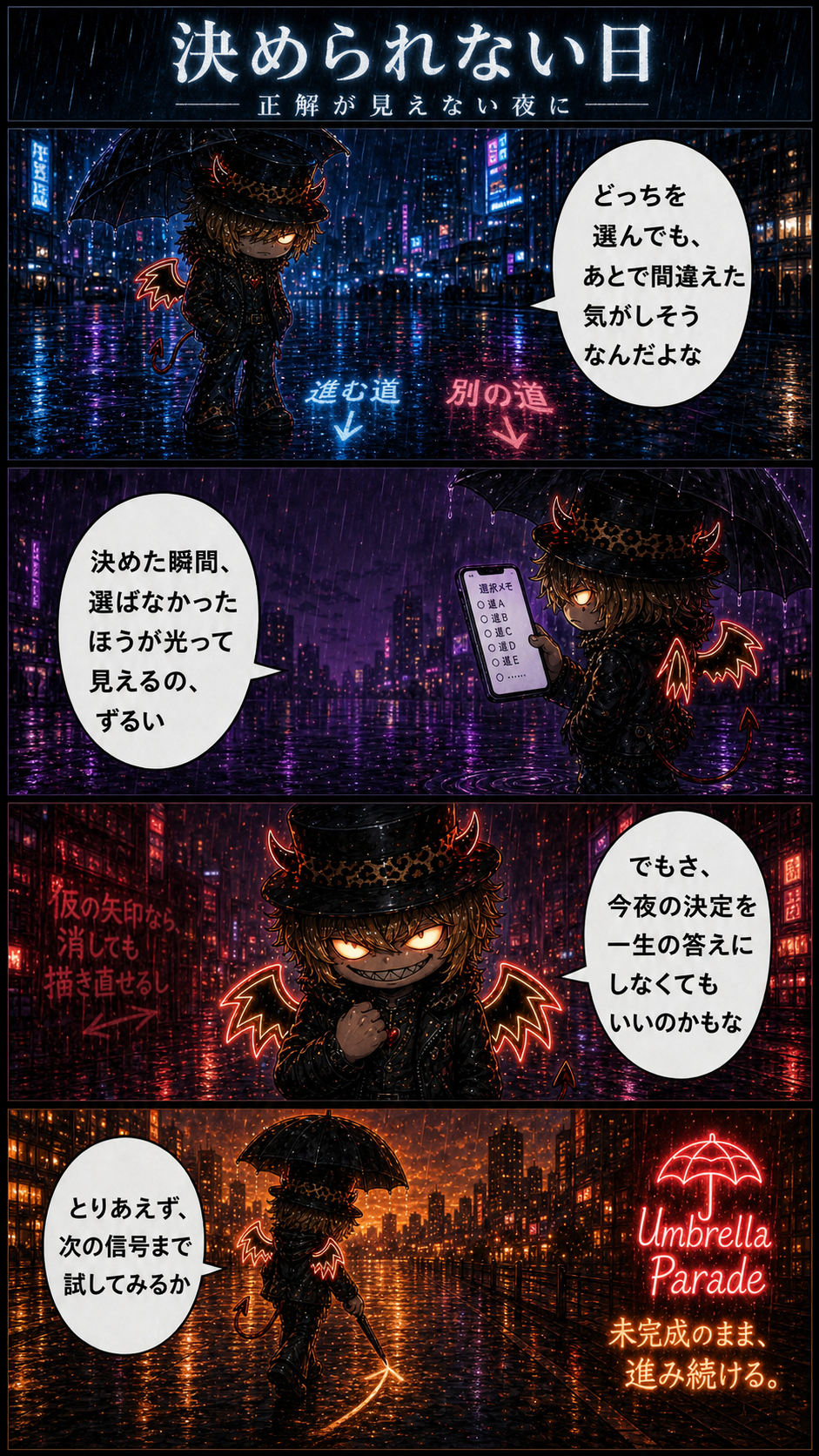 決められない日