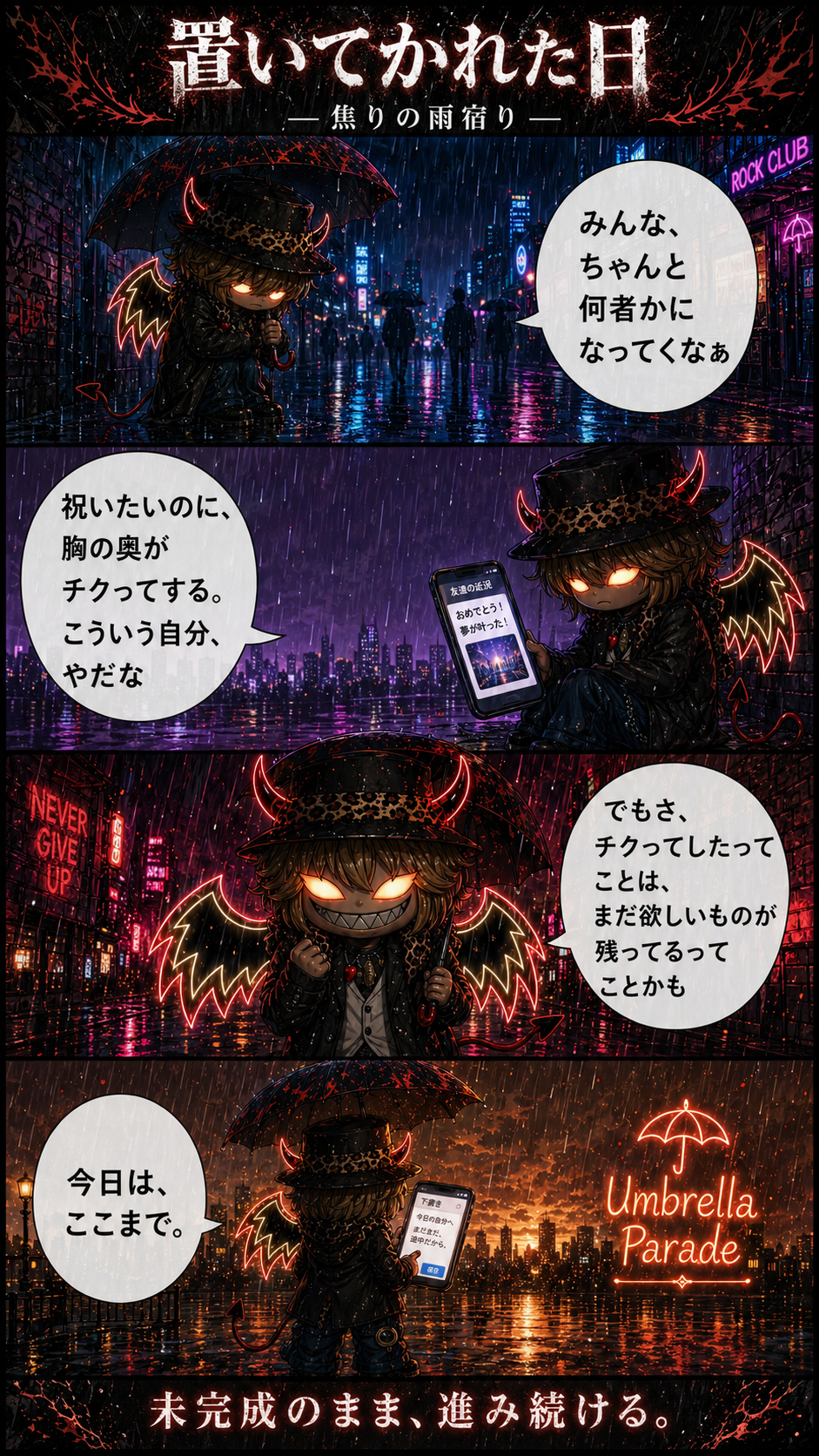 置いてかれた日