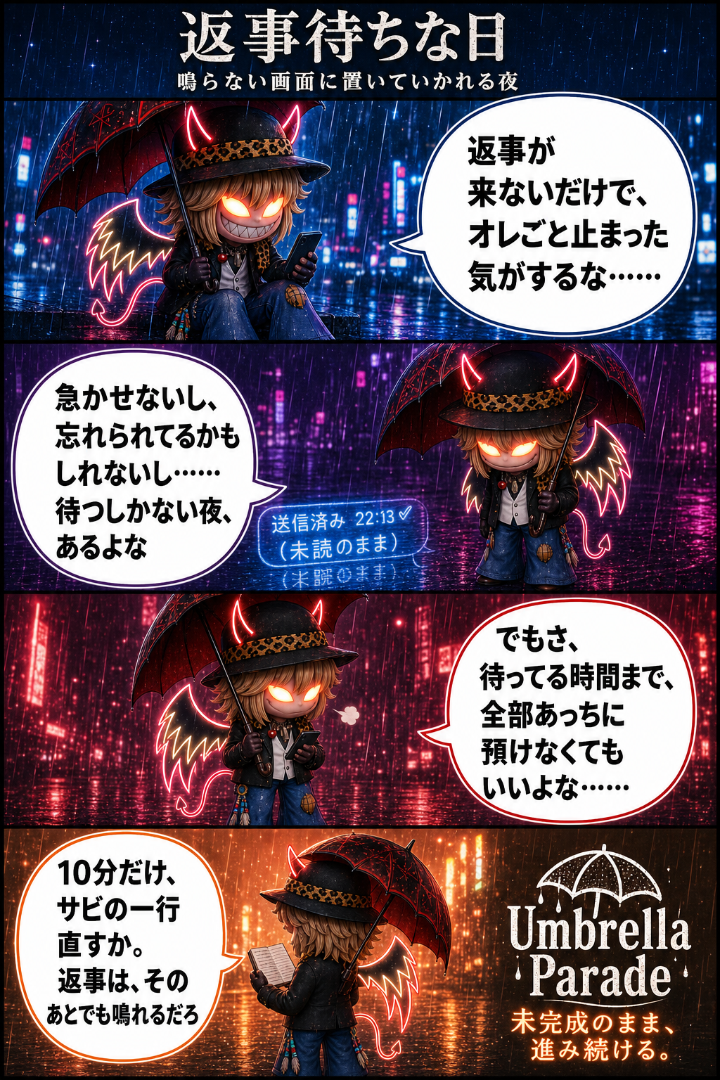 返事待ちな日