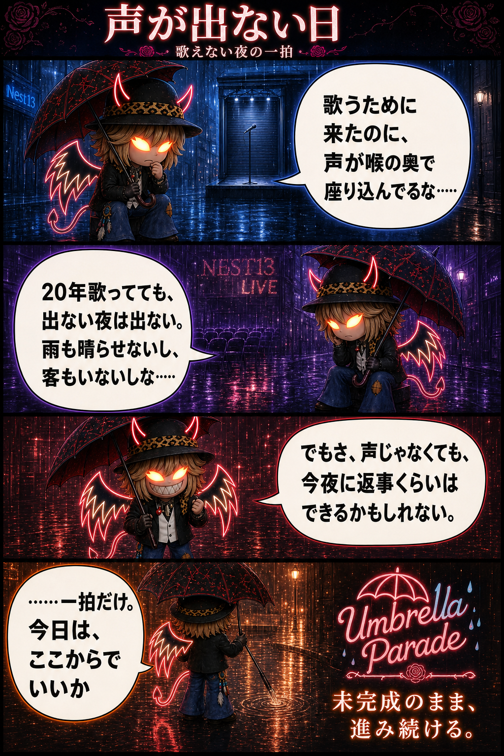 声が出ない日