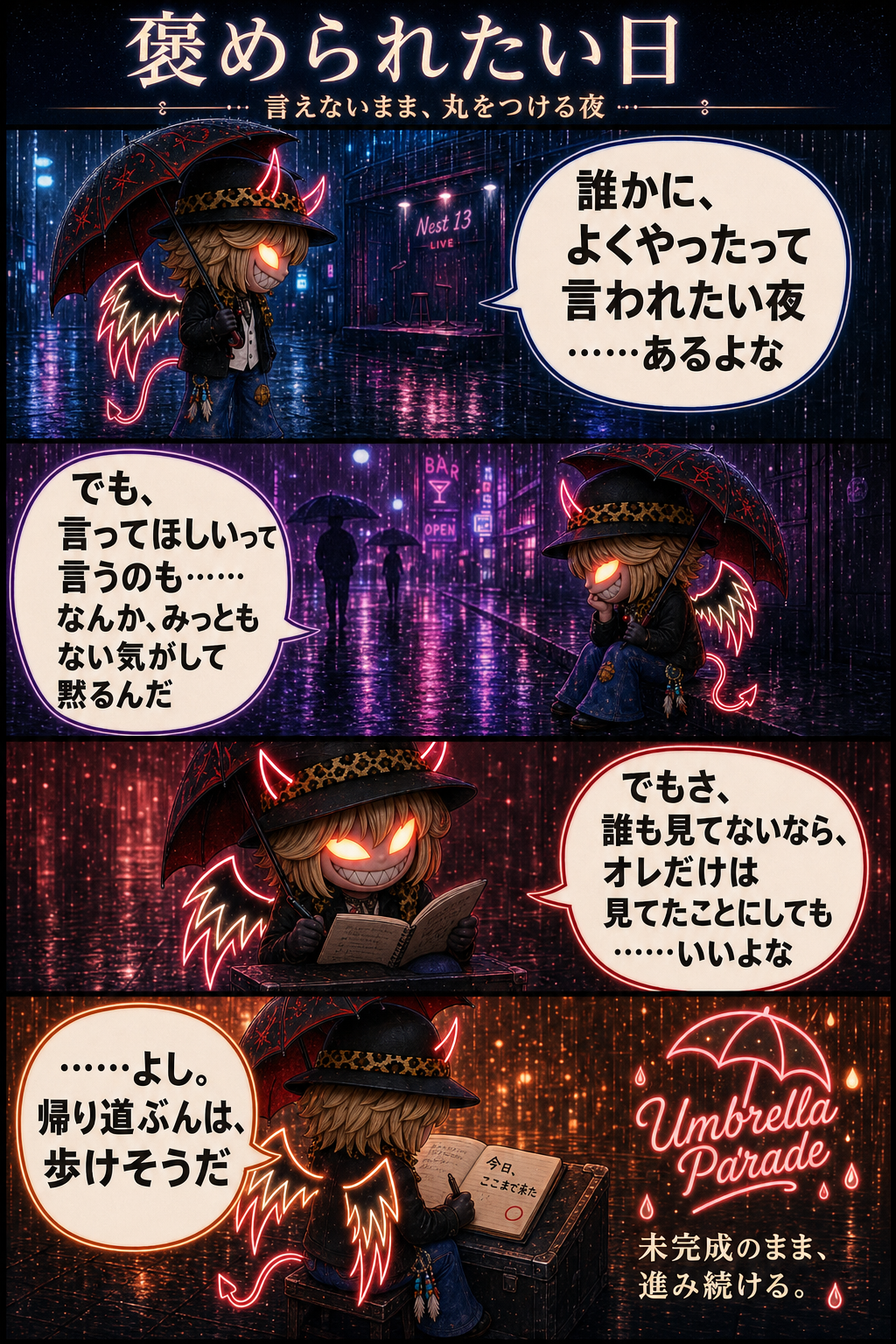 褒められたい日