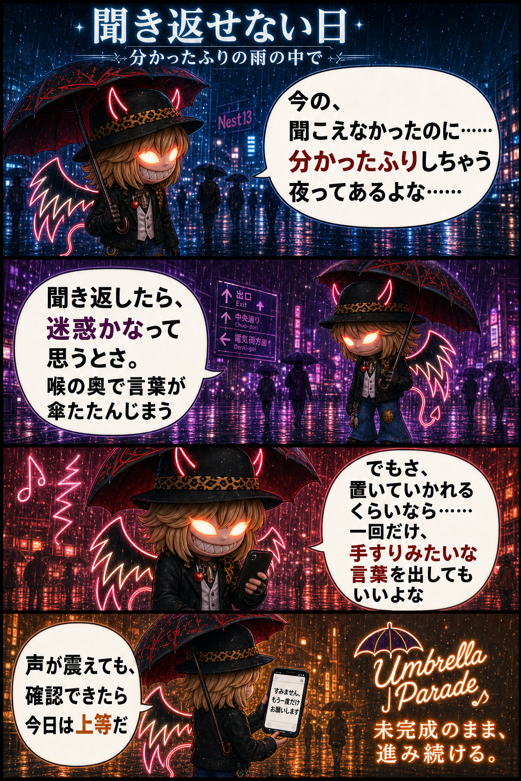 聞き返せない日