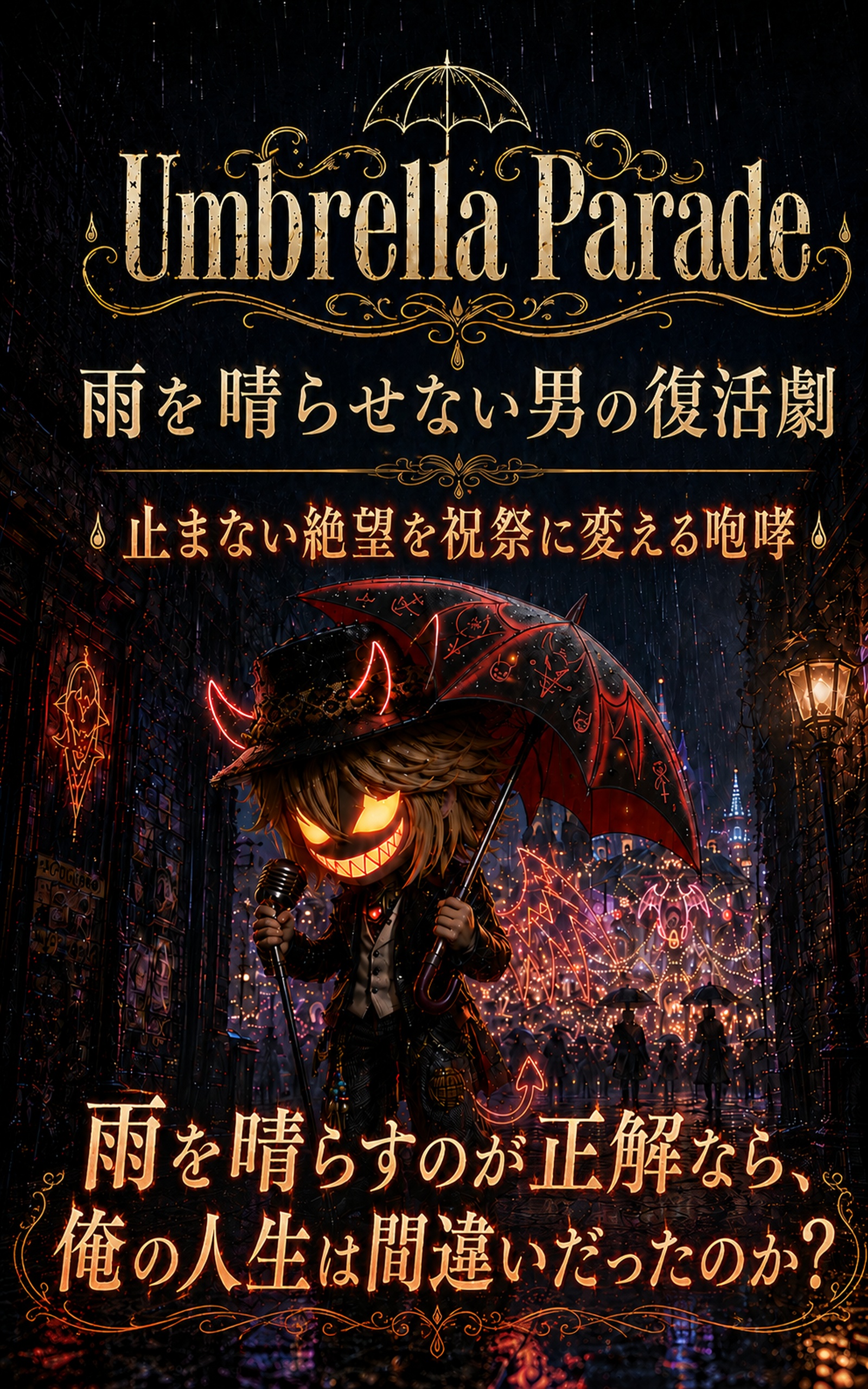 小説 Umbrella Parade:雨を晴らせない男の復活劇 表紙