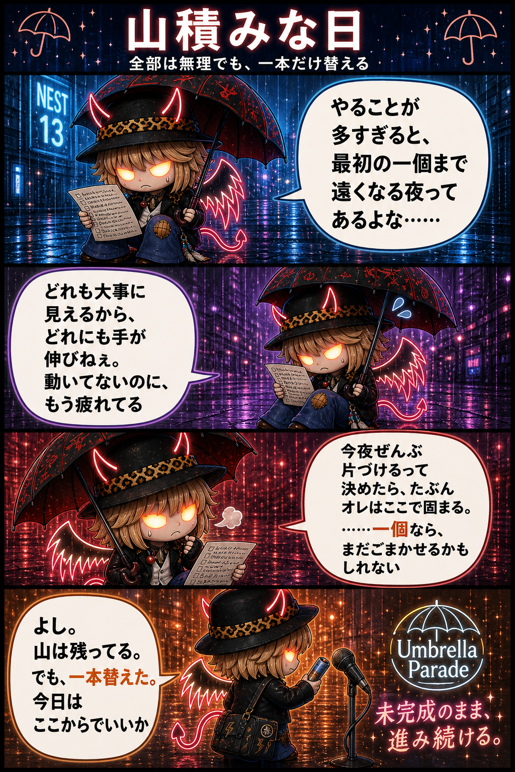 山積みな日