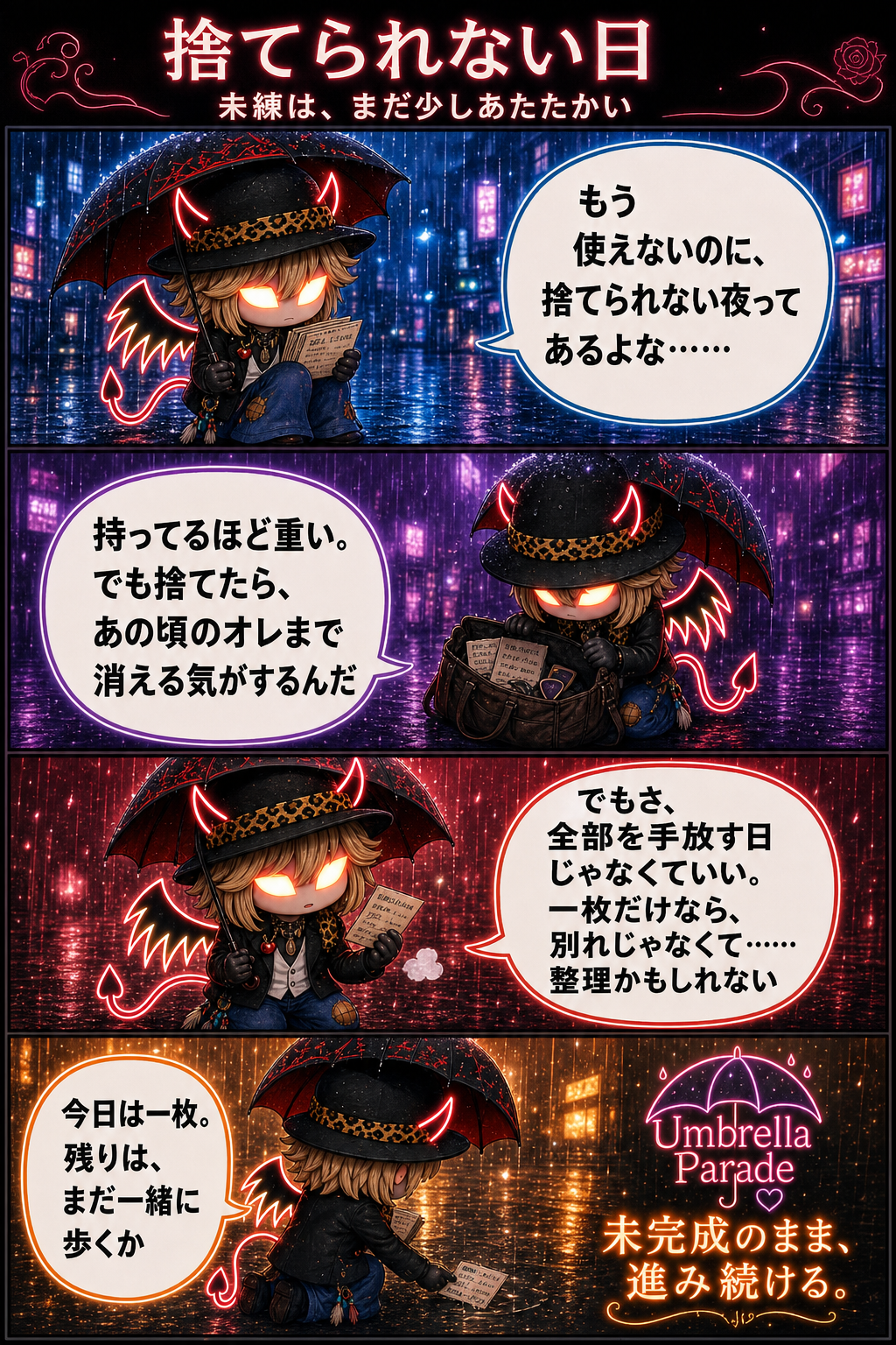 捨てられない日