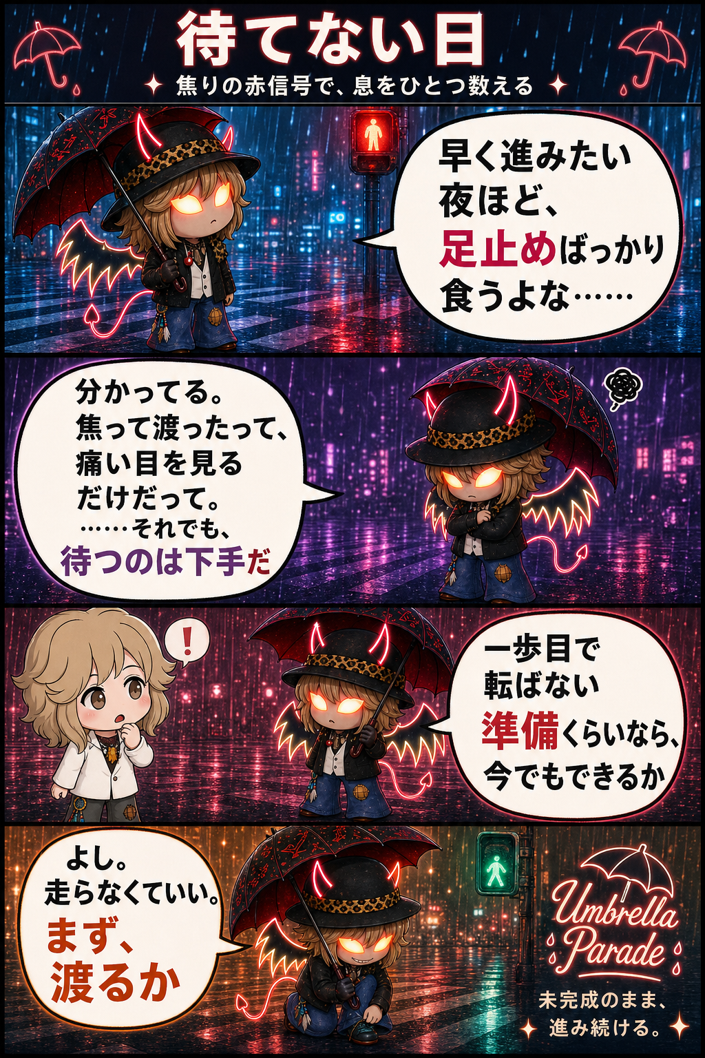 待てない日
