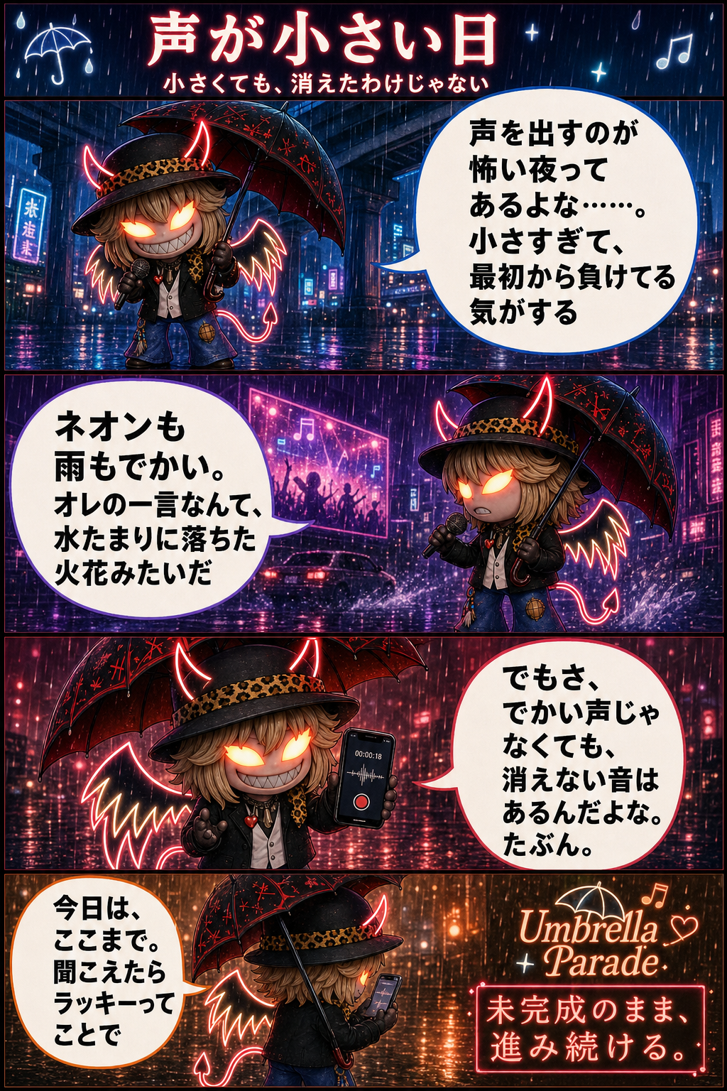 声が小さい日