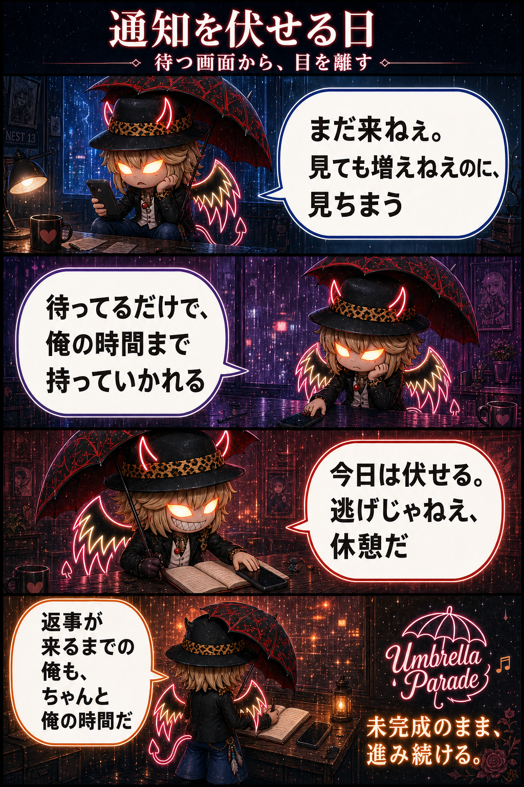 通知を伏せる日