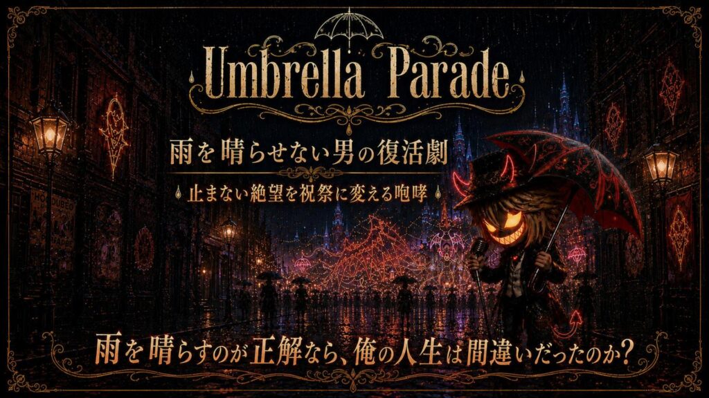 オーディオブック『Umbrella Parade：雨を晴らせない男の復活劇』サムネイル